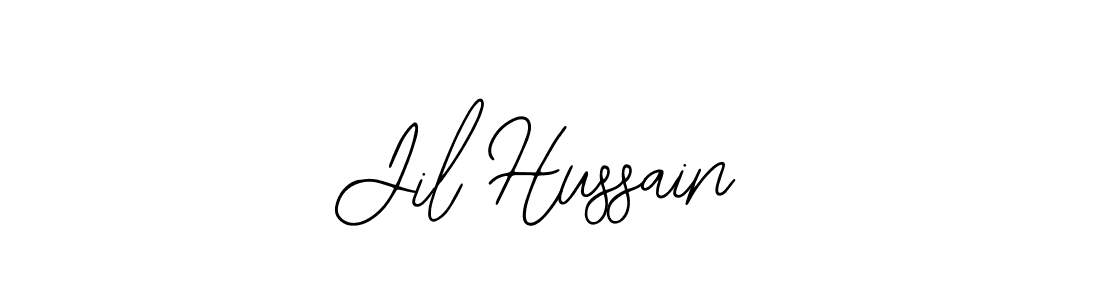 Similarly Bearetta-2O07w is the best handwritten signature design. Signature creator online .You can use it as an online autograph creator for name Jil Hussain. Jil Hussain signature style 12 images and pictures png