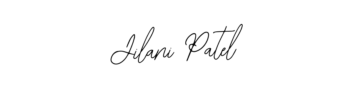 How to make Jilani Patel name signature. Use Bearetta-2O07w style for creating short signs online. This is the latest handwritten sign. Jilani Patel signature style 12 images and pictures png