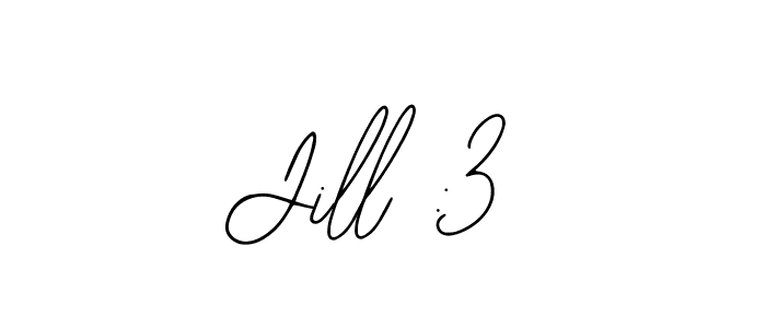 Also You can easily find your signature by using the search form. We will create Jill :3 name handwritten signature images for you free of cost using Bearetta-2O07w sign style. Jill :3 signature style 12 images and pictures png