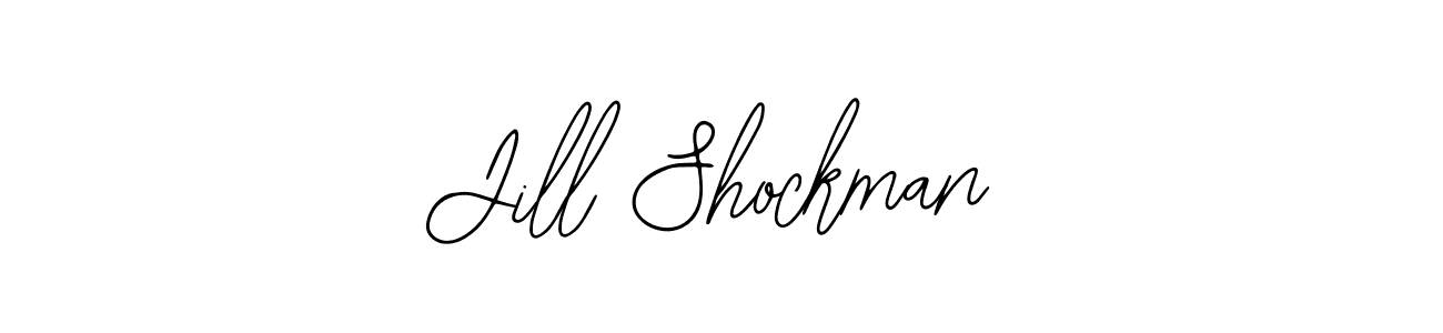 Jill Shockman stylish signature style. Best Handwritten Sign (Bearetta-2O07w) for my name. Handwritten Signature Collection Ideas for my name Jill Shockman. Jill Shockman signature style 12 images and pictures png