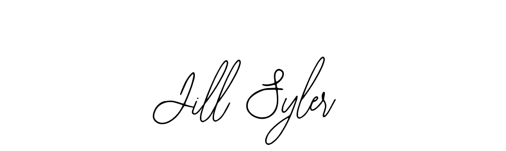 The best way (Bearetta-2O07w) to make a short signature is to pick only two or three words in your name. The name Jill Syler include a total of six letters. For converting this name. Jill Syler signature style 12 images and pictures png