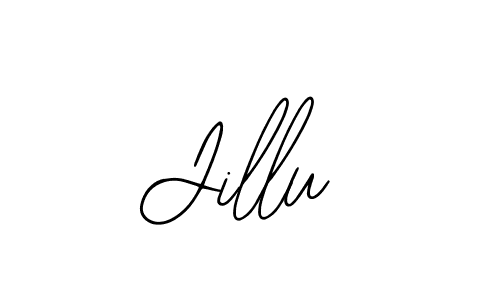 How to make Jillu signature? Bearetta-2O07w is a professional autograph style. Create handwritten signature for Jillu name. Jillu signature style 12 images and pictures png