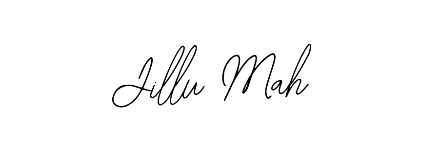 How to make Jillu Mah signature? Bearetta-2O07w is a professional autograph style. Create handwritten signature for Jillu Mah name. Jillu Mah signature style 12 images and pictures png