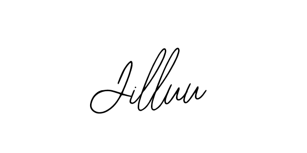 You should practise on your own different ways (Bearetta-2O07w) to write your name (Jilluu) in signature. don't let someone else do it for you. Jilluu signature style 12 images and pictures png