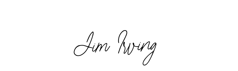 The best way (Bearetta-2O07w) to make a short signature is to pick only two or three words in your name. The name Jim Irving include a total of six letters. For converting this name. Jim Irving signature style 12 images and pictures png