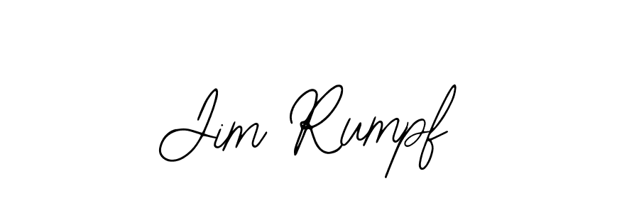 How to make Jim Rumpf name signature. Use Bearetta-2O07w style for creating short signs online. This is the latest handwritten sign. Jim Rumpf signature style 12 images and pictures png