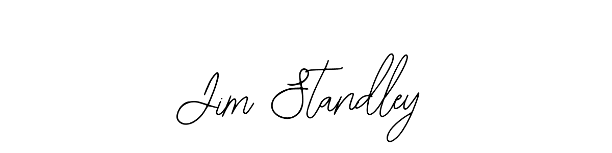 The best way (Bearetta-2O07w) to make a short signature is to pick only two or three words in your name. The name Jim Standley include a total of six letters. For converting this name. Jim Standley signature style 12 images and pictures png