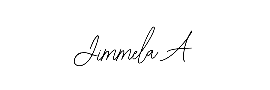 Make a beautiful signature design for name Jimmela A. With this signature (Bearetta-2O07w) style, you can create a handwritten signature for free. Jimmela A signature style 12 images and pictures png