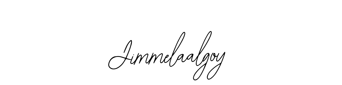 How to make Jimmelaalgoy name signature. Use Bearetta-2O07w style for creating short signs online. This is the latest handwritten sign. Jimmelaalgoy signature style 12 images and pictures png