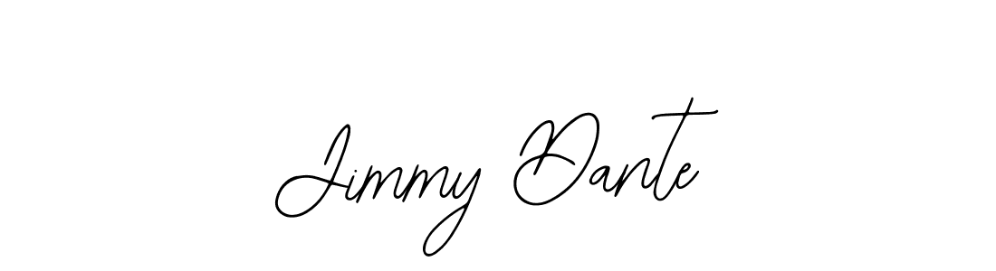 You should practise on your own different ways (Bearetta-2O07w) to write your name (Jimmy Dante) in signature. don't let someone else do it for you. Jimmy Dante signature style 12 images and pictures png