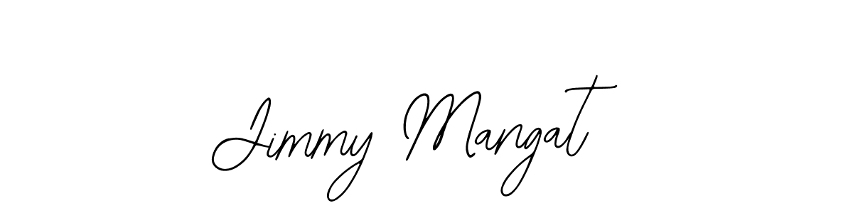 Use a signature maker to create a handwritten signature online. With this signature software, you can design (Bearetta-2O07w) your own signature for name Jimmy Mangat. Jimmy Mangat signature style 12 images and pictures png