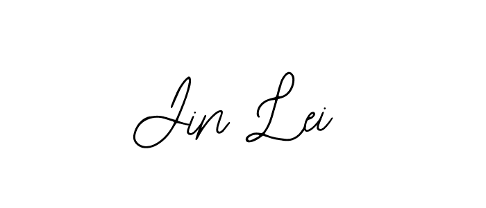 Bearetta-2O07w is a professional signature style that is perfect for those who want to add a touch of class to their signature. It is also a great choice for those who want to make their signature more unique. Get Jin Lei name to fancy signature for free. Jin Lei signature style 12 images and pictures png