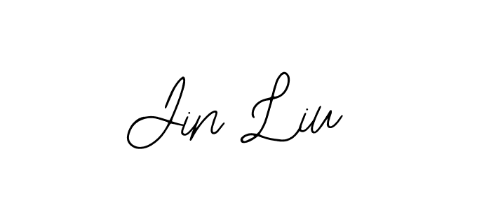 How to make Jin Liu name signature. Use Bearetta-2O07w style for creating short signs online. This is the latest handwritten sign. Jin Liu signature style 12 images and pictures png