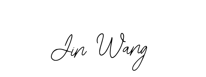 Design your own signature with our free online signature maker. With this signature software, you can create a handwritten (Bearetta-2O07w) signature for name Jin Wang. Jin Wang signature style 12 images and pictures png