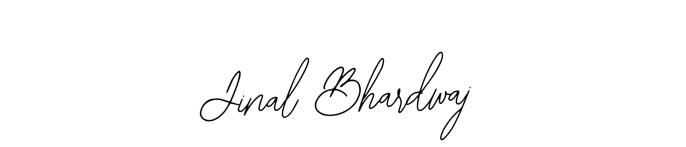 Make a beautiful signature design for name Jinal Bhardwaj. With this signature (Bearetta-2O07w) style, you can create a handwritten signature for free. Jinal Bhardwaj signature style 12 images and pictures png