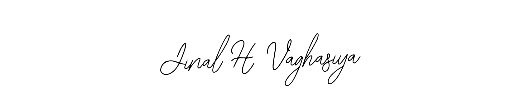 You should practise on your own different ways (Bearetta-2O07w) to write your name (Jinal H Vaghasiya) in signature. don't let someone else do it for you. Jinal H Vaghasiya signature style 12 images and pictures png