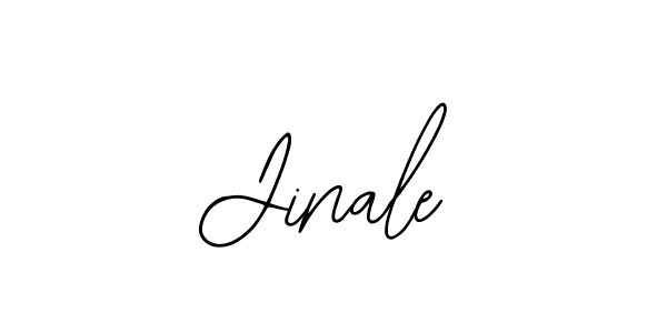 How to make Jinale signature? Bearetta-2O07w is a professional autograph style. Create handwritten signature for Jinale name. Jinale signature style 12 images and pictures png