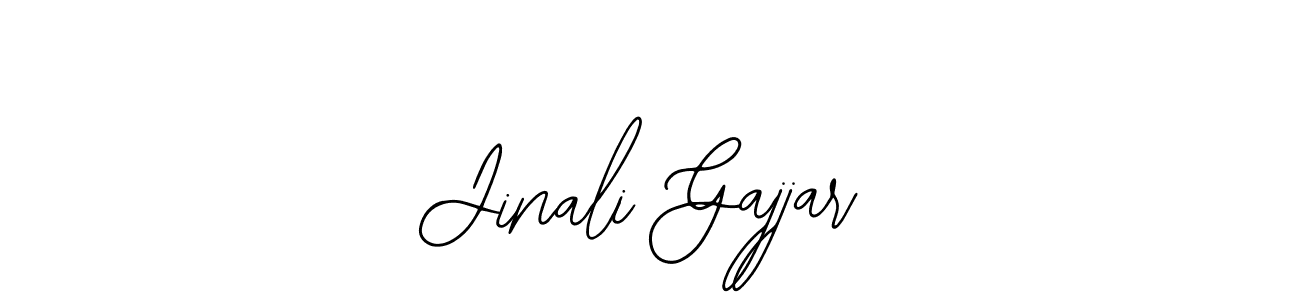 Also we have Jinali Gajjar name is the best signature style. Create professional handwritten signature collection using Bearetta-2O07w autograph style. Jinali Gajjar signature style 12 images and pictures png