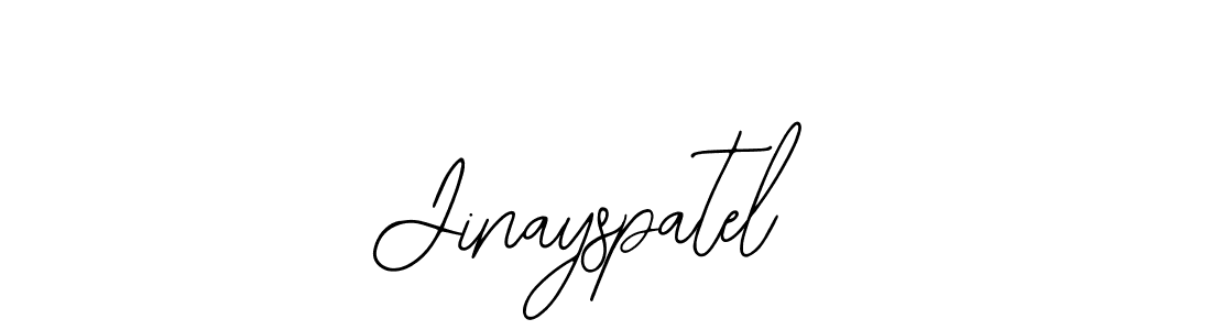 You should practise on your own different ways (Bearetta-2O07w) to write your name (Jinayspatel) in signature. don't let someone else do it for you. Jinayspatel signature style 12 images and pictures png