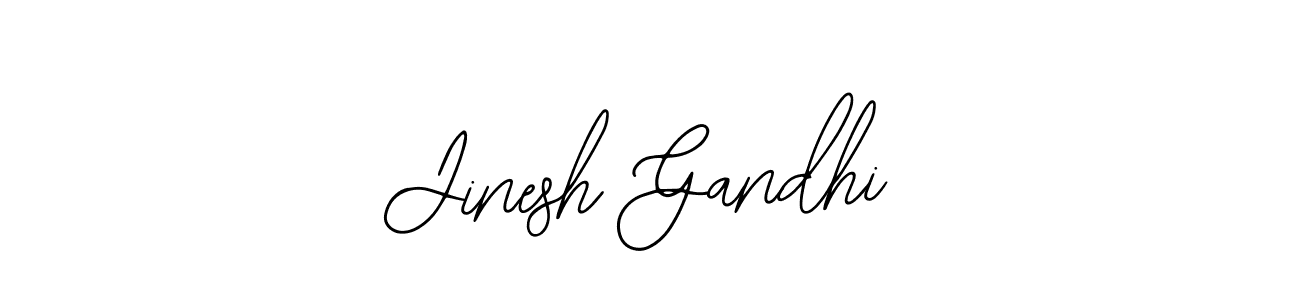 The best way (Bearetta-2O07w) to make a short signature is to pick only two or three words in your name. The name Jinesh Gandhi include a total of six letters. For converting this name. Jinesh Gandhi signature style 12 images and pictures png