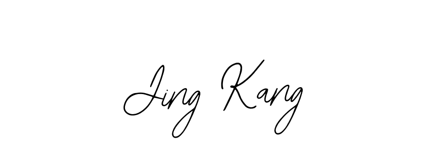 Jing Kang stylish signature style. Best Handwritten Sign (Bearetta-2O07w) for my name. Handwritten Signature Collection Ideas for my name Jing Kang. Jing Kang signature style 12 images and pictures png