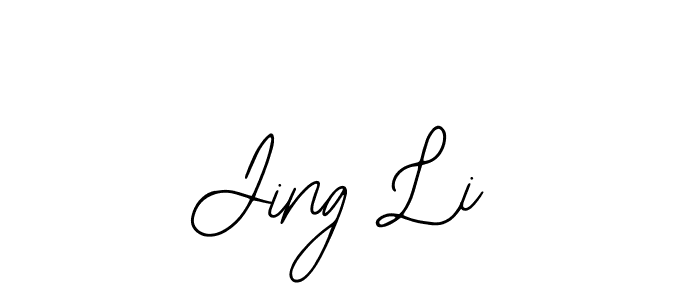 This is the best signature style for the Jing Li name. Also you like these signature font (Bearetta-2O07w). Mix name signature. Jing Li signature style 12 images and pictures png