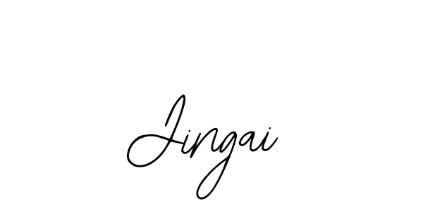 Also we have Jingai name is the best signature style. Create professional handwritten signature collection using Bearetta-2O07w autograph style. Jingai signature style 12 images and pictures png