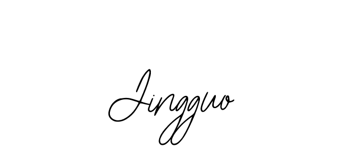 if you are searching for the best signature style for your name Jingguo. so please give up your signature search. here we have designed multiple signature styles  using Bearetta-2O07w. Jingguo signature style 12 images and pictures png