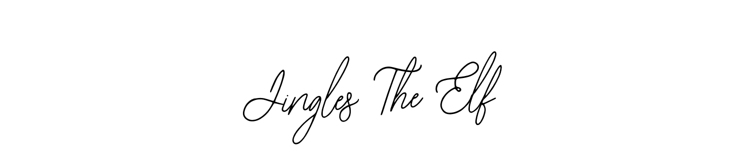 This is the best signature style for the Jingles The Elf name. Also you like these signature font (Bearetta-2O07w). Mix name signature. Jingles The Elf signature style 12 images and pictures png