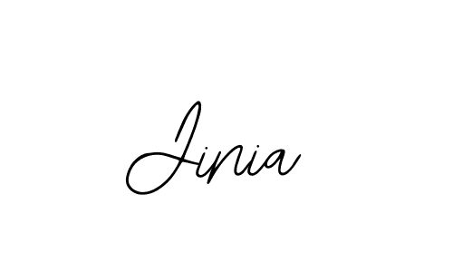 if you are searching for the best signature style for your name Jinia. so please give up your signature search. here we have designed multiple signature styles  using Bearetta-2O07w. Jinia signature style 12 images and pictures png