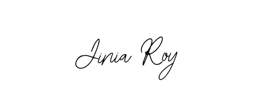 Design your own signature with our free online signature maker. With this signature software, you can create a handwritten (Bearetta-2O07w) signature for name Jinia Roy. Jinia Roy signature style 12 images and pictures png