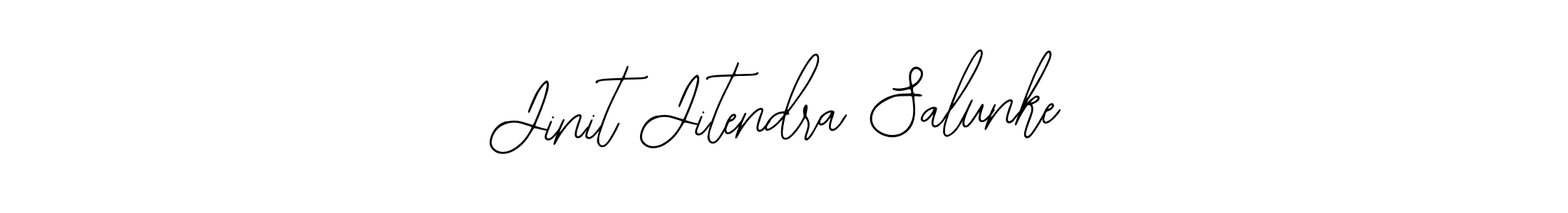 Also we have Jinit Jitendra Salunke name is the best signature style. Create professional handwritten signature collection using Bearetta-2O07w autograph style. Jinit Jitendra Salunke signature style 12 images and pictures png
