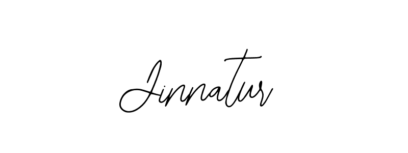 How to make Jinnatur signature? Bearetta-2O07w is a professional autograph style. Create handwritten signature for Jinnatur name. Jinnatur signature style 12 images and pictures png