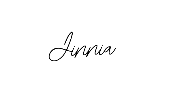 How to make Jinnia signature? Bearetta-2O07w is a professional autograph style. Create handwritten signature for Jinnia name. Jinnia signature style 12 images and pictures png