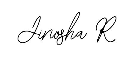 Make your name Jinosha R memorable on every contract using Bearetta-2O07w autograph style. Instant transparent background export available. Jinosha R signature style 12 images and pictures png