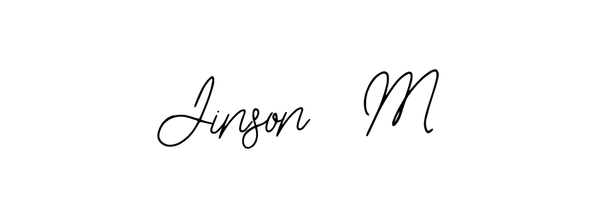 Once you've used our free online signature maker to create your best signature Bearetta-2O07w style, it's time to enjoy all of the benefits that Jinson  M name signing documents. Jinson  M signature style 12 images and pictures png