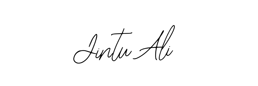 if you are searching for the best signature style for your name Jintu Ali. so please give up your signature search. here we have designed multiple signature styles  using Bearetta-2O07w. Jintu Ali signature style 12 images and pictures png