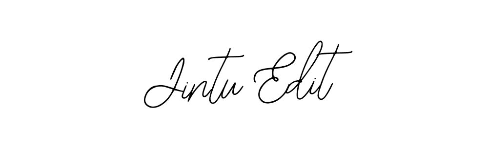 Bearetta-2O07w is a professional signature style that is perfect for those who want to add a touch of class to their signature. It is also a great choice for those who want to make their signature more unique. Get Jintu Edit name to fancy signature for free. Jintu Edit signature style 12 images and pictures png