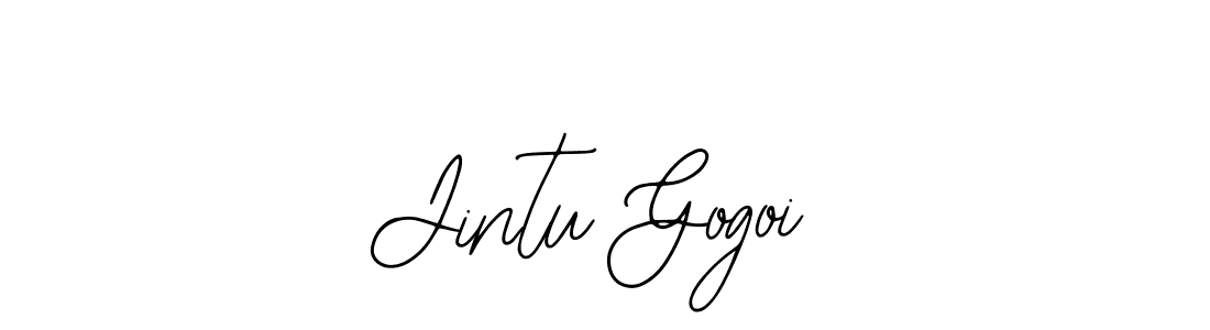 How to make Jintu Gogoi signature? Bearetta-2O07w is a professional autograph style. Create handwritten signature for Jintu Gogoi name. Jintu Gogoi signature style 12 images and pictures png