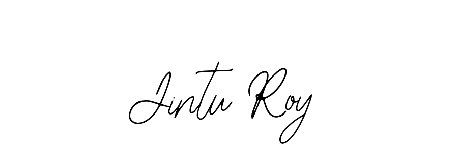 Use a signature maker to create a handwritten signature online. With this signature software, you can design (Bearetta-2O07w) your own signature for name Jintu Roy. Jintu Roy signature style 12 images and pictures png