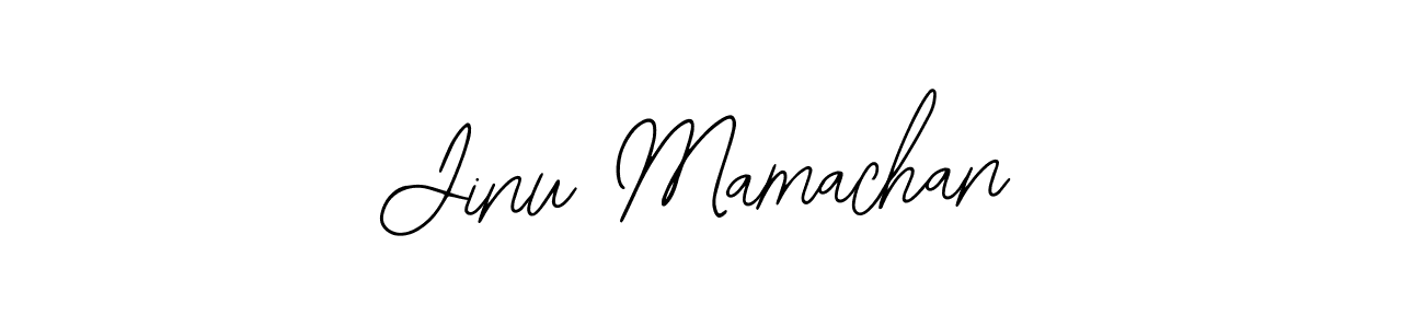 if you are searching for the best signature style for your name Jinu Mamachan. so please give up your signature search. here we have designed multiple signature styles  using Bearetta-2O07w. Jinu Mamachan signature style 12 images and pictures png