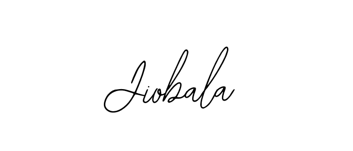 You should practise on your own different ways (Bearetta-2O07w) to write your name (Jiobala) in signature. don't let someone else do it for you. Jiobala signature style 12 images and pictures png