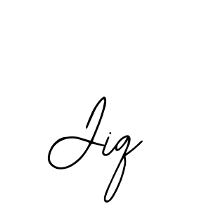 You should practise on your own different ways (Bearetta-2O07w) to write your name (Jiq) in signature. don't let someone else do it for you. Jiq signature style 12 images and pictures png