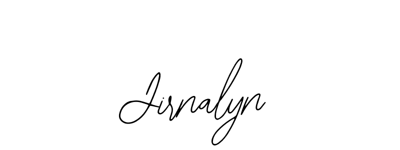 The best way (Bearetta-2O07w) to make a short signature is to pick only two or three words in your name. The name Jirnalyn include a total of six letters. For converting this name. Jirnalyn signature style 12 images and pictures png