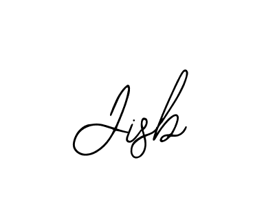 The best way (Bearetta-2O07w) to make a short signature is to pick only two or three words in your name. The name Jisb include a total of six letters. For converting this name. Jisb signature style 12 images and pictures png