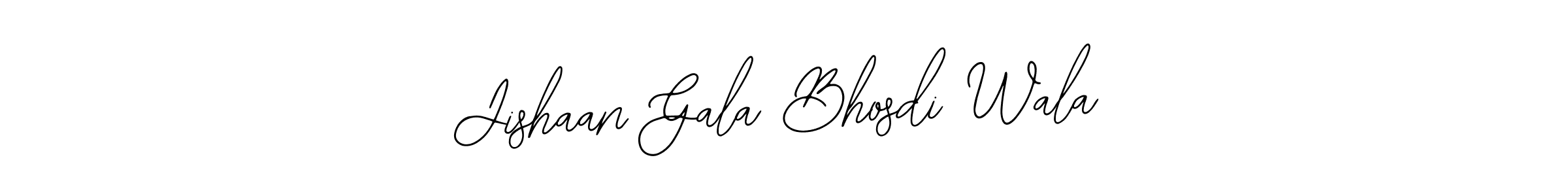 Similarly Bearetta-2O07w is the best handwritten signature design. Signature creator online .You can use it as an online autograph creator for name Jishaan Gala Bhosdi Wala. Jishaan Gala Bhosdi Wala signature style 12 images and pictures png