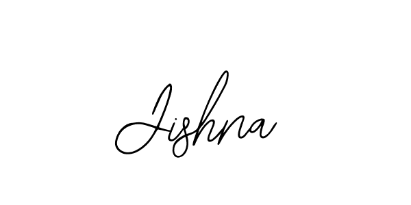 How to make Jishna name signature. Use Bearetta-2O07w style for creating short signs online. This is the latest handwritten sign. Jishna signature style 12 images and pictures png