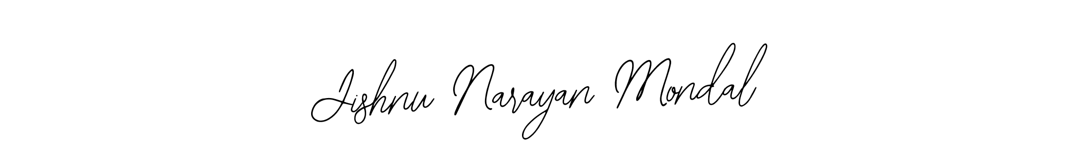 Also You can easily find your signature by using the search form. We will create Jishnu Narayan Mondal name handwritten signature images for you free of cost using Bearetta-2O07w sign style. Jishnu Narayan Mondal signature style 12 images and pictures png