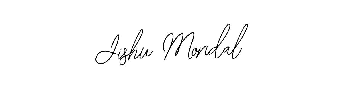Jishu Mondal stylish signature style. Best Handwritten Sign (Bearetta-2O07w) for my name. Handwritten Signature Collection Ideas for my name Jishu Mondal. Jishu Mondal signature style 12 images and pictures png