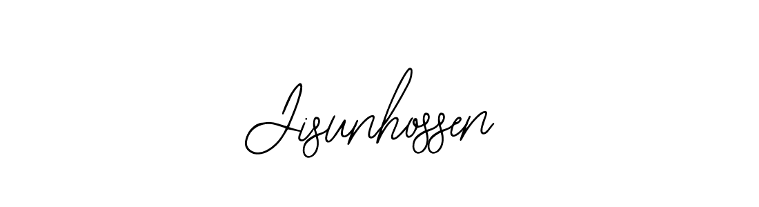 How to make Jisunhossen signature? Bearetta-2O07w is a professional autograph style. Create handwritten signature for Jisunhossen name. Jisunhossen signature style 12 images and pictures png